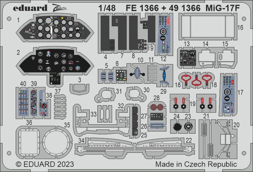 (SO) 1/48 Eduard MiG-17F - for AMMO