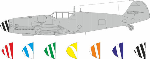 (SO) 1/24 Eduard Bf 109G-5/6 spinner spirals MASK for AIRFIX