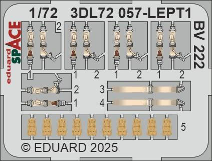 (SO) 1/72 Eduard BV 222 SPACE SPACE for REVELL kit