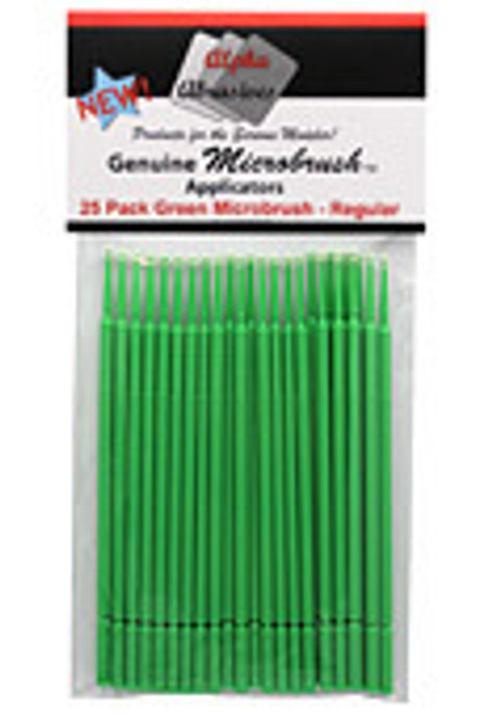 FXF1302  Regular Applicator Brush - Microbrush(R) -- Green pkg(25)