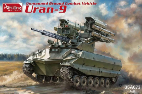 (SO) 1/35 Amusing Hobby Unmanned Ground Combat Vehicle URAN-9 Plastic Model Kit