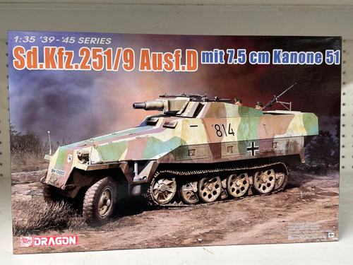 (SO) 1/35 Dragon Sd.Kfz.251/9 Ausf.D Halftrack