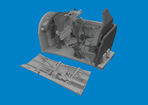 (SO) 1/48 Eduard P-40N cockpit PRINT