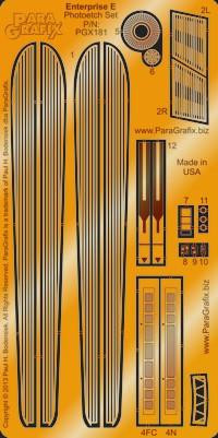 (SO) Paragrafix USS Enterprise E Photoetch Set (1/1400 scale)