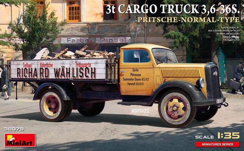 (SO) 1/35 Miniart 3t CARGO TRUCK 3,6-36S. PRITSCHE-NORMAL-TYPE