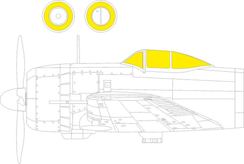 (SO) 1/72 Eduard Ki-43-II MASK for ARMA HOBBY kit