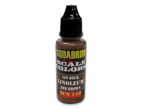 (SO) Squadron Colors IJN Linoleum Red Brown Acrylic Airbrush Paint (15ml Bottle)