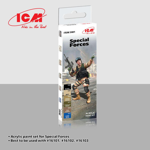 (SO) ICM Acrylic paint set for Special Forces
