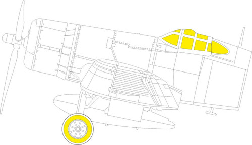 (SO) 1/48 Eduard F4U-2 MASK for HOBBY BOSS