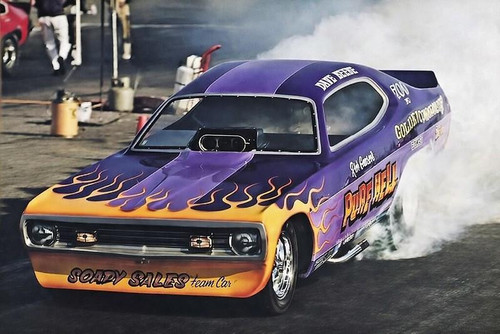 (SO) 1/16 Atlantis Pure Hell Demon Funny Car Plastic Model Kit