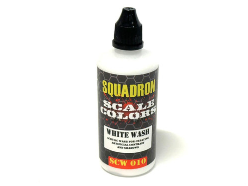 (SO) Squadron Colors White Wash Acrylic Airbrush Paint (60ml Bottle)