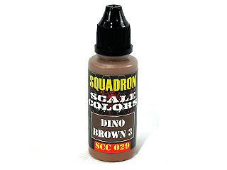 (SO) Squadron Colors Dino Brown 3 Acrylic Airbrush Paint (15ml Bottle)