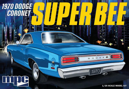 (SO) 1/25 MPC 1970 Dodge Coronet Super Bee Plastic Model Kit