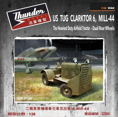 (SO) 1/32 Thunder Model US Army Clarktor-6 Tug Mill-44 dual wheels