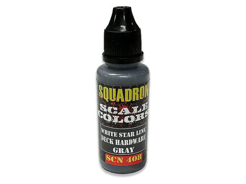 (SO) Squadron Colors WSL Deck Hardware Gray Acrylic Airbrush Paint (15ml Bottle)