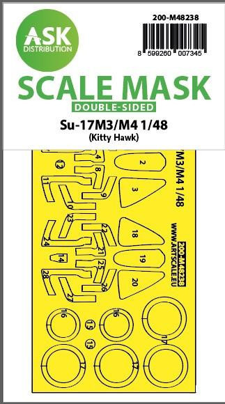 (SO) 1/48 Art Scale Su-17M3/M4 double-sided express fit mask for Kitty Hawk