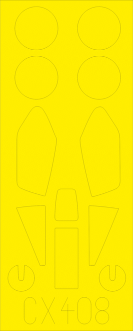 (SO) 1/72 Eduard Paint Mask for AIRFIX Lightning F.6
