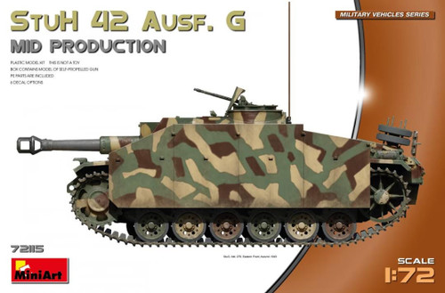 (SO) 1/72 Miniart STUH 42 Ausf.G MID Prod Plastic Model Kit