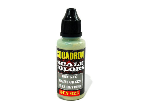 (SO) Squadron Colors 5-LG Light Green 1943 Revised Acrylic Airbrush Paint (15ml Bottle)