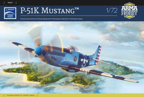 (SO) 1/72 Arma P-51K Mustang Plastic Model Kit