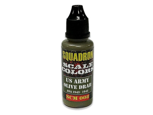 (SO) Squadron Colors US Army Olive Drab ANA (43-45) Acrylic Airbrush Paint (15ml Bottle)