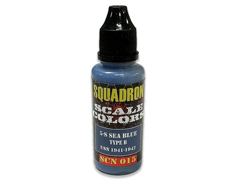 (SO) Squadron Colors 5-S Sea Blue Type B Acrylic Airbrush Paint (15ml Bottle)