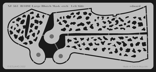 (SO) 1/48 Eduard Bf 109E Large Blotch mask-etch