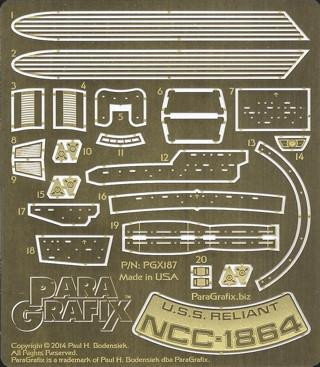 (SO) Paragrafix Reliant Photoetch Set - 1/1000 scale