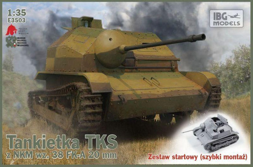 (SO) 1/72 IBG TKS Tankette with 20mm Gun Starter Set