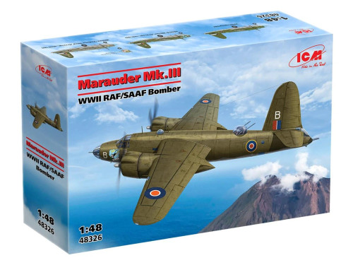 (SO) 1/48 ICM Marauder Mk.III WWII RAF/SAAF Plastic Model Kit
