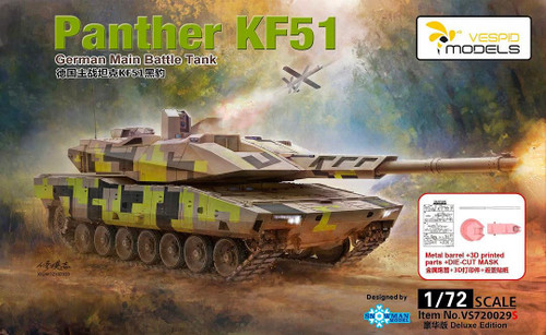 (SO) 1/72 Vespid Panther KF51 German Main Battle Tank (Deluxe) Plastic Model Kit