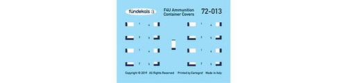 (SO) 1/72 Fundekals F4U/FG-1D AMMO CANS