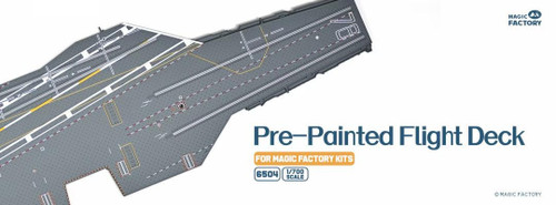(SO) 1/700 Magic Factory USS Gerald R Ford (Corrected) Pre-painted Flight Deck Plastic Model Kit