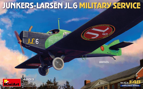 (SO) 1/48 Miniart Junkers-Larsen JL.6. Military Service Plastic Model Kit