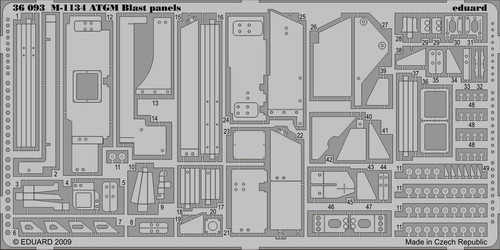 (SO) 1/35 Eduard M1134 ATGM Blast Panels for TRP