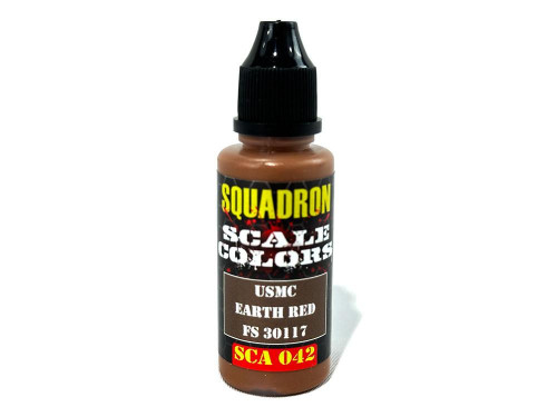 (SO) Squadron Colors USMC Earth Red FS 30117 Acrylic Airbrush Paint (15ml Bottle)