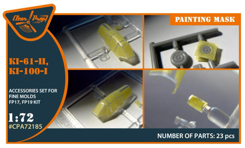 (SO) 1/72 Clear Prop Ki-61-II, Ki-100-I painting mask (Finemolds FP17, FP19)