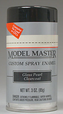 (D)  2944 Model Master Car Spray Gloss Pearl Clear
