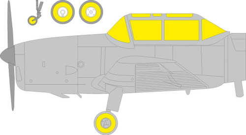 (SO) 1/48 Eduard Chipmunk T.20 MASK for AIRFIX