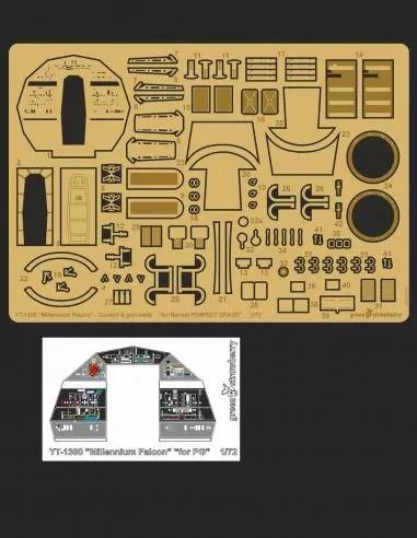 (SO) 1/72 Green Strawberry YT-1300 Millennium Falcon - cockpi