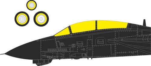 (SO) 1/72 Eduard Mask F-14D For TAMIYA
