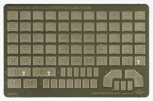 (SO) 1/350 Five Star Models Modern USN Anti-falling Net for DDG51 Class