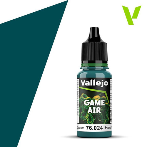 (SO) Vallejo Game Air Turquoise 18ml Paint Bottle