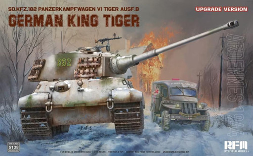 (SO) 1/35 Ryefield Sd.Kfz.182 Panzerkampfwagen VI Tiger Ausf.B King (Upgrade Version)