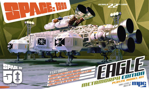 (SO) 1/48 MPC Space 1999: 22 inch Eagle Transporter Metamorph Edition Plastic Model Kit