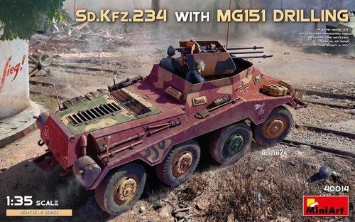 (SO) 1/35 Miniart SD.KFZ.234/2 PUMA Plastic Model
