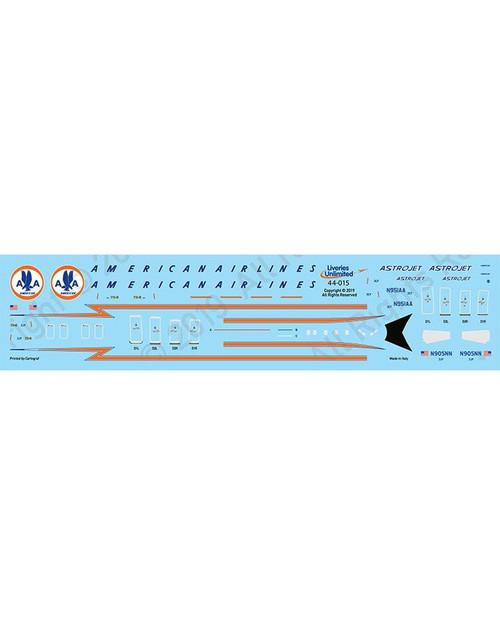 (SO) 1/144 Fundekals AMERICAN ASTROJET 737NGs