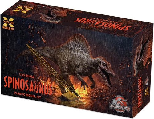 (SO) 1/35 X-Plus Jurassic Park III Spinosaurus Plastic Model Kit (New Box)