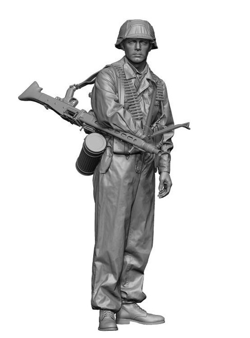 (SO) 1/35 H3 Models WWII ss mg42 gunner normandy2