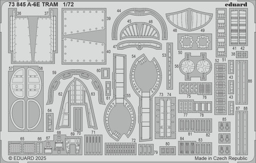 (SO) 1/72 Eduard A-6E TRAM Photo etched set for TRUMPETER kit